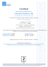 ISO 9001/14001 förnyelse